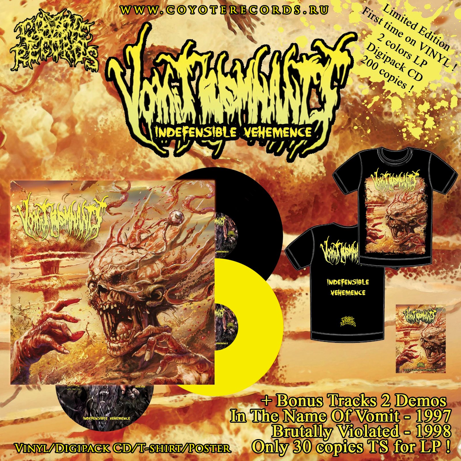 ブルデス Vomit Remnants アルバムセット Hyper Groove Brutality | Vomit Remnants | Unique Leader Records